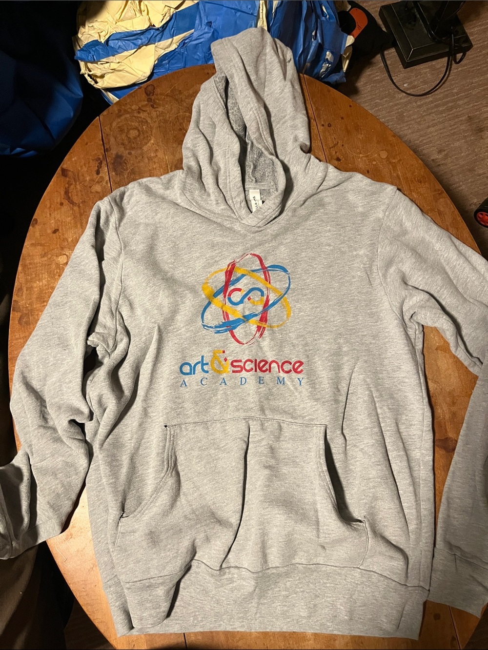 Grey Pullover Hoodie